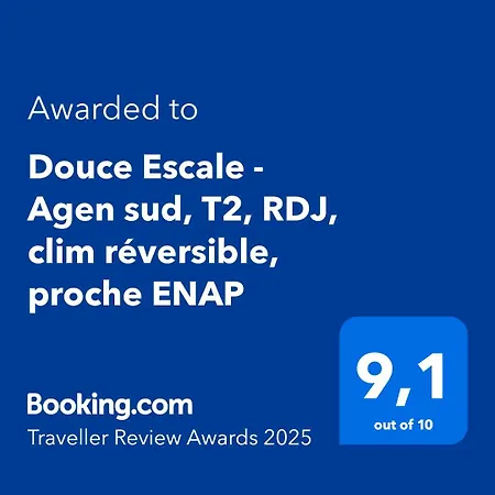 Douce Escale - Sud, T2, Rdj, Clim Reversible, Proche Enap * Agen